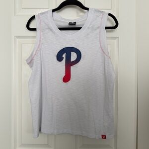 Philadelphia Phillies Fanatics White Tank with Logo